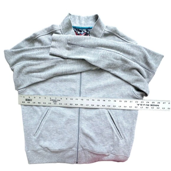 Robert Graham Gray Lightweight Jacket Men’s Large - Picture 3 of 7